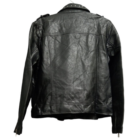 Jacket de mujer black leather Sintetica