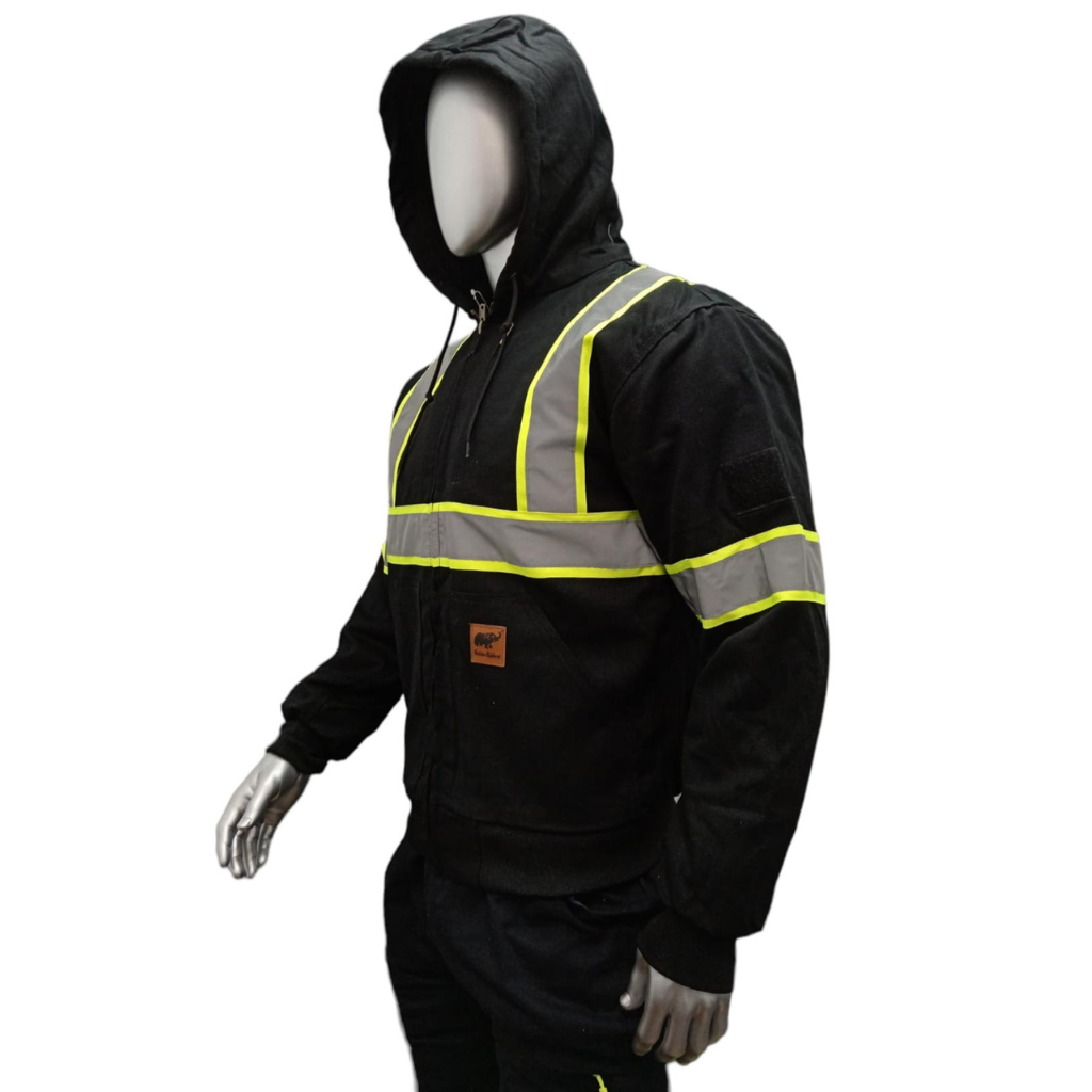 Jacket de lona reflectivo para trabajos en invierno