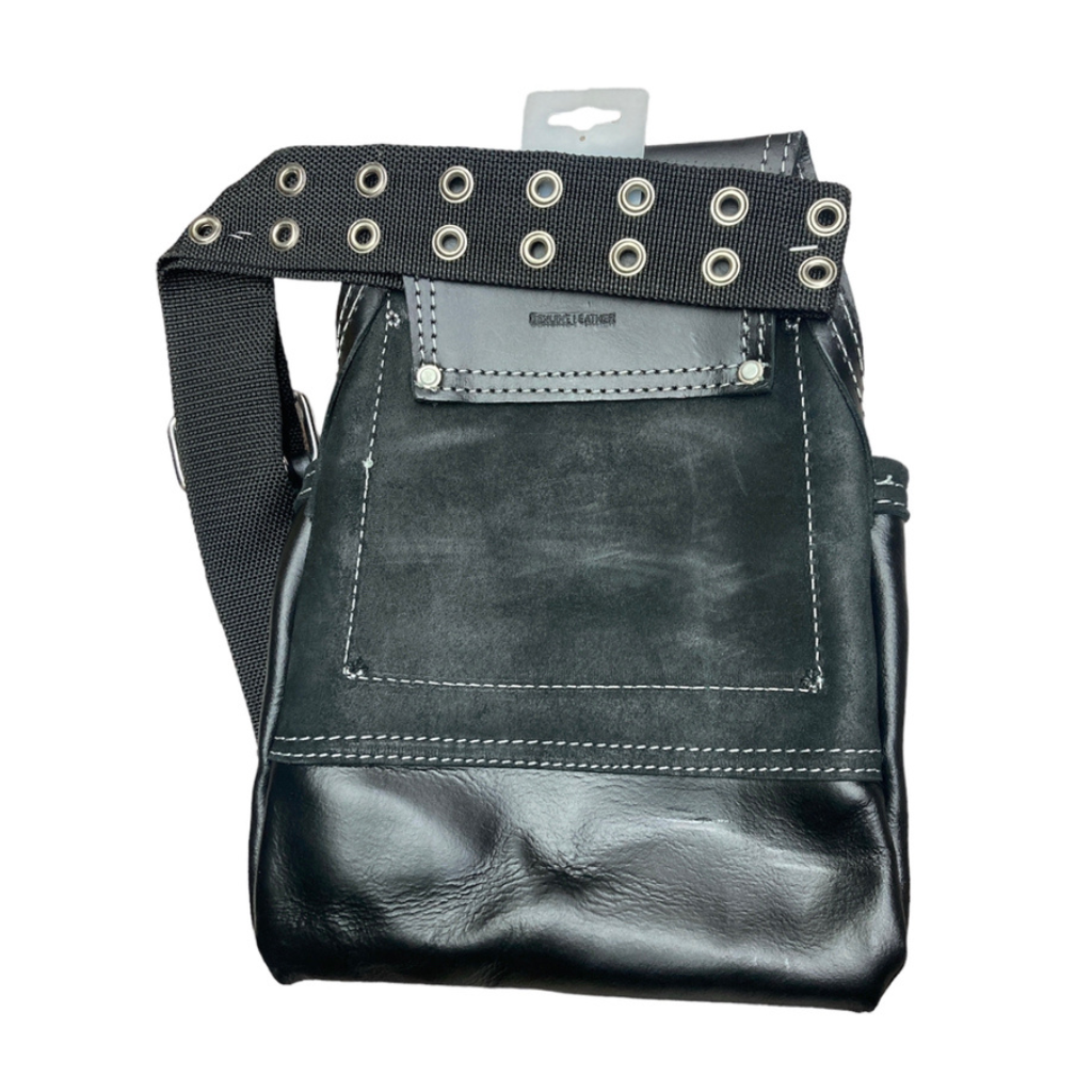 Pouch leather black