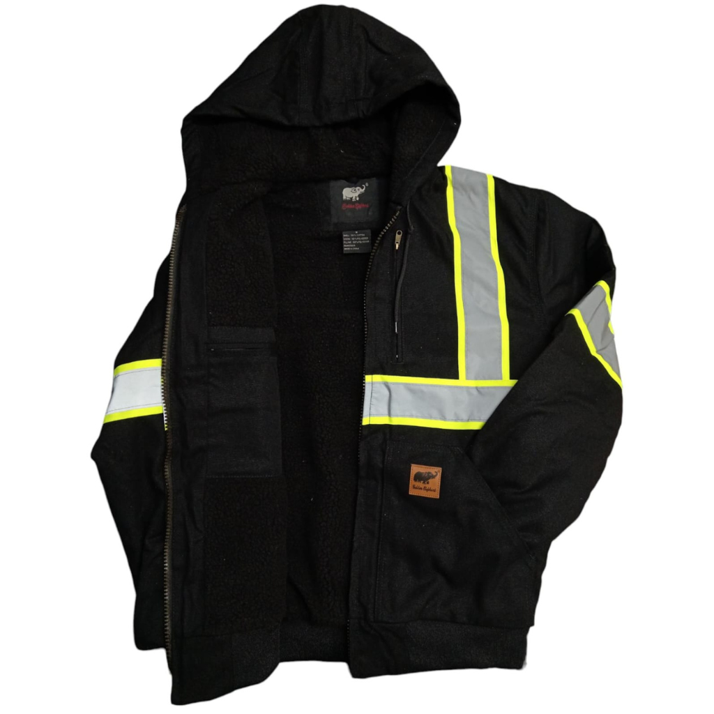 Jacket de lona reflectivo para trabajos en invierno